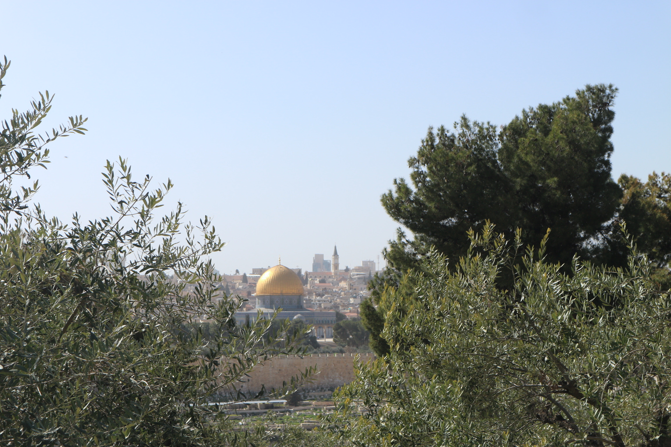 Uitzicht Tempelberg Rotskoepel Jeruzalem