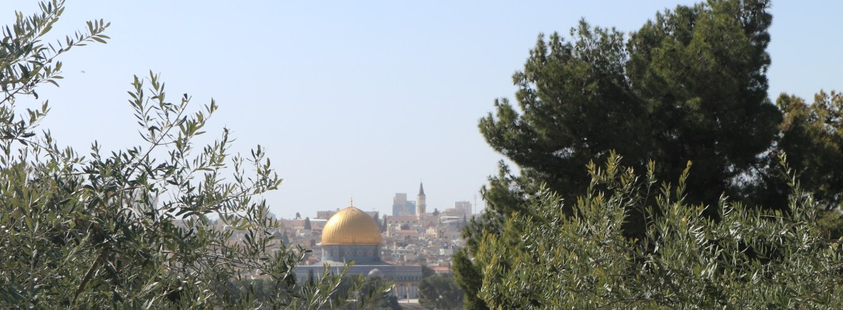 Uitzicht Tempelberg Rotskoepel Jeruzalem