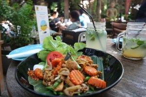 Thai food at the most awesome restaurant Chiang Mai