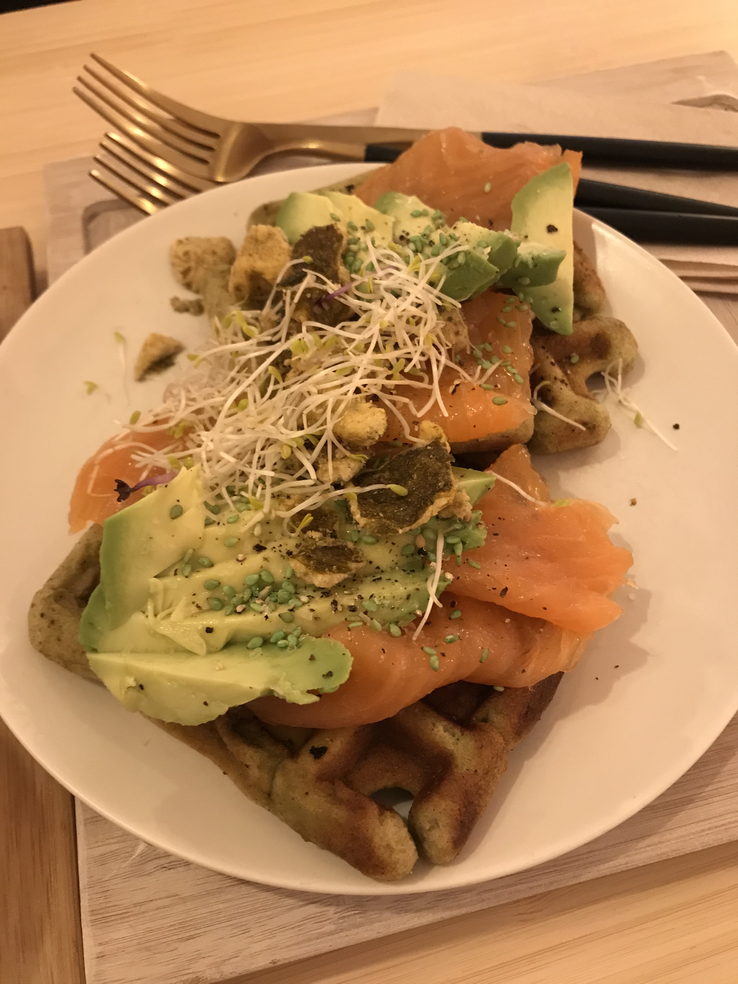 Matcha wafel Hug the tea